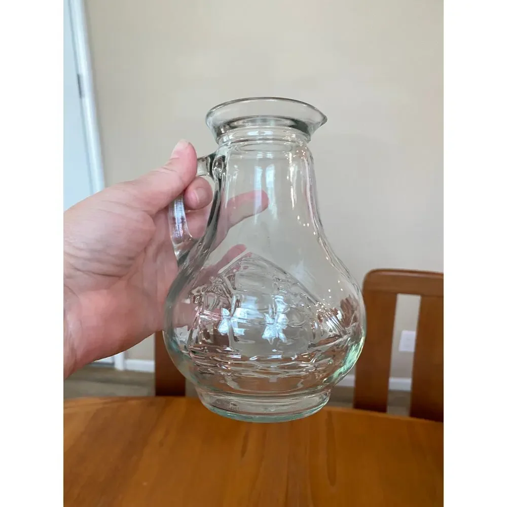 Vintage nautical pitcher, clipper ship, sailboat, vase, carafe